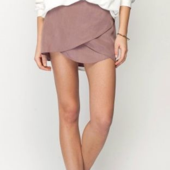 Gentle Fawn, size small, cool pink taupe tulip skirt - Picture 1 of 6